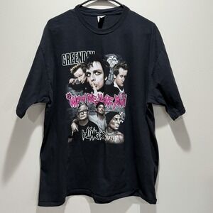 When We Were Young Festival 2023 T-Shirt Green Day Blink-182 Black Tee Men's 2XL